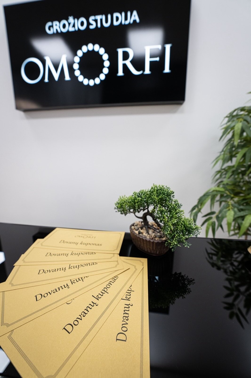 Dovanų kuponai — OMORFI